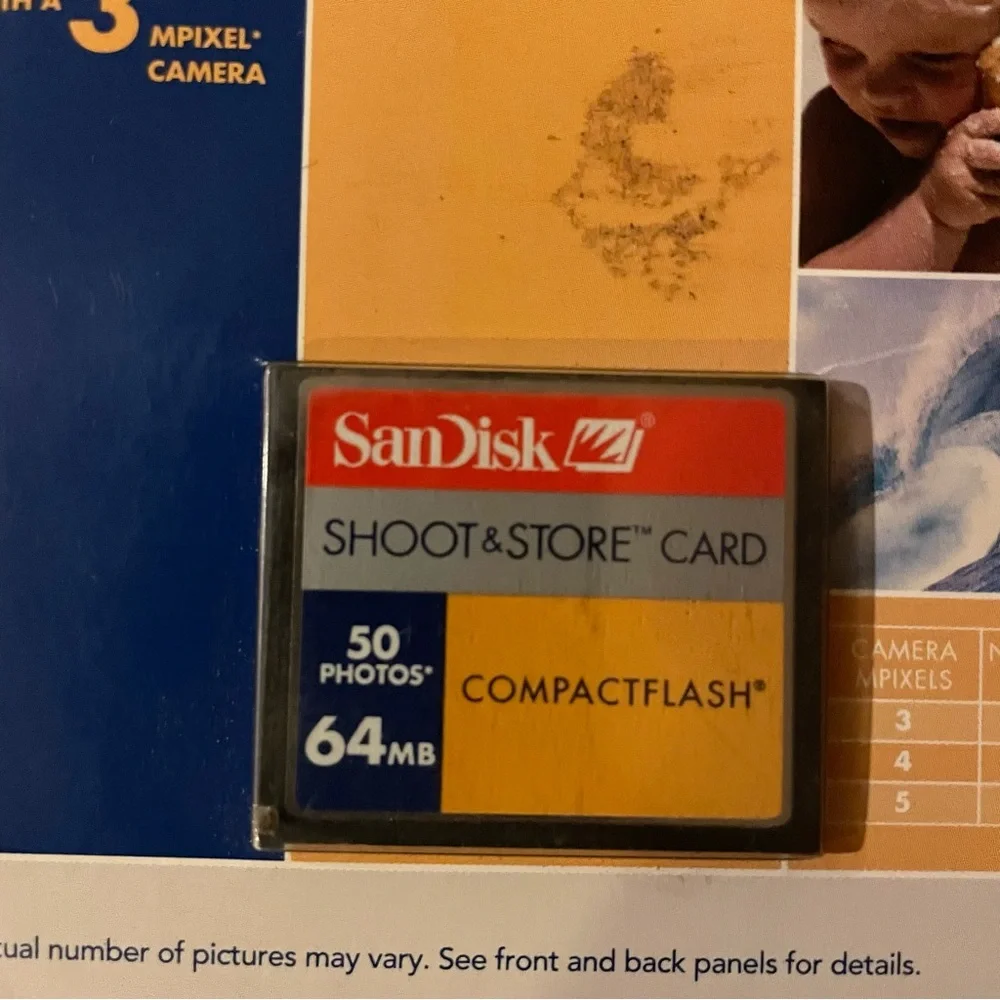 NIP SanDisk shoot&store card